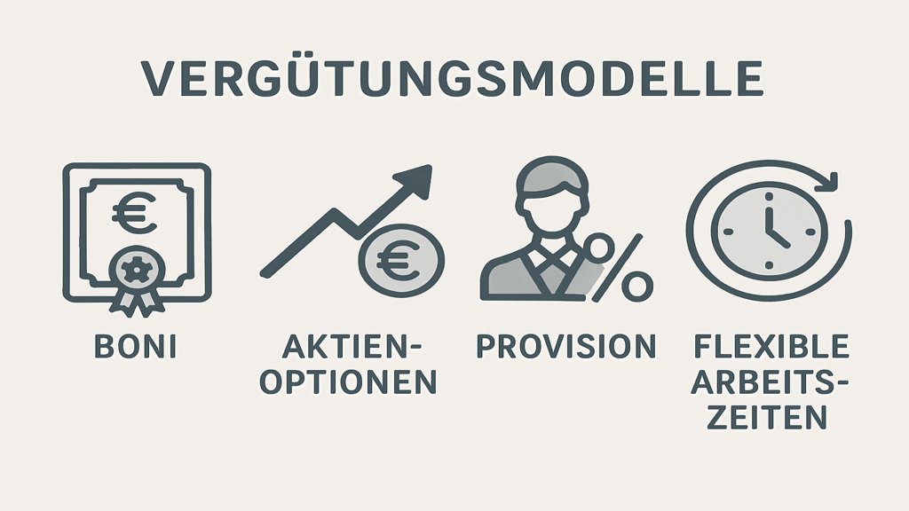 Infografik zu verschiedenen Vergütungsmodellen.