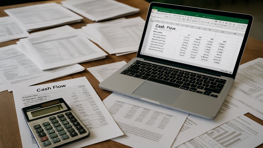 Schreibtisch mit Tools für Working Capital Management.