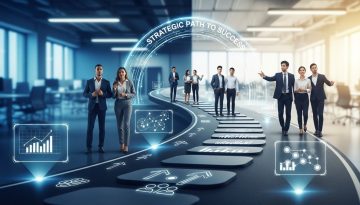 Karriereentwicklung im Unternehmen als strategischer Weg zum Erfolg.