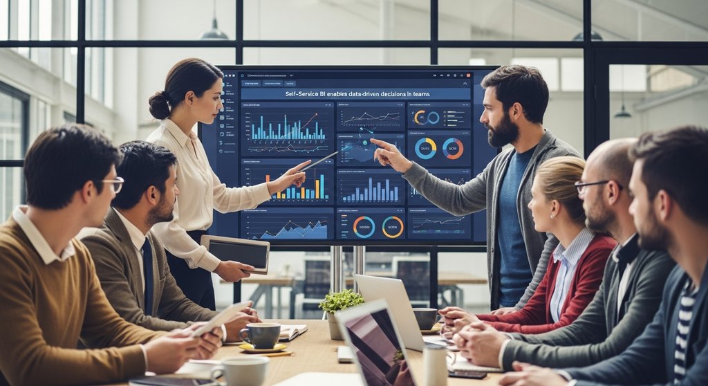 Self-Service BI ermöglicht datengetriebene Entscheidungen im Team.